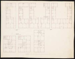 Grundrisssammlung: Grundrisse mit Seitenflügeln