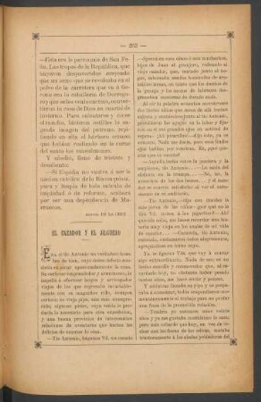El cazador y el jilguero