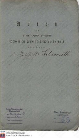 'Sulamith', Zeitschrift