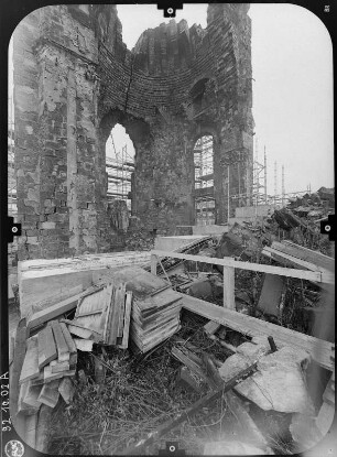 Dresden-Altstadt. Ruine der Frauenkirche