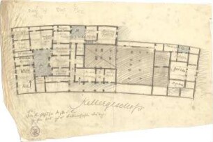 Pfann, Paul; Konzert- und Ballhaus - Grundriss Keller