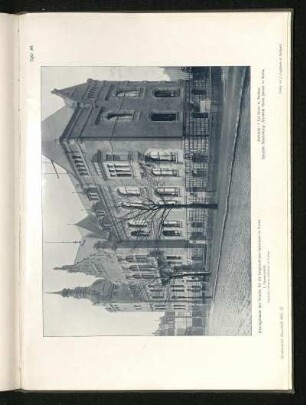 Tafel 89: Dienstgebäude des Vereins für die bergbaulichen Interessen in Essen