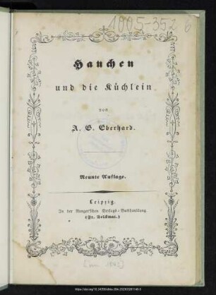 Hanchen und die Küchlein