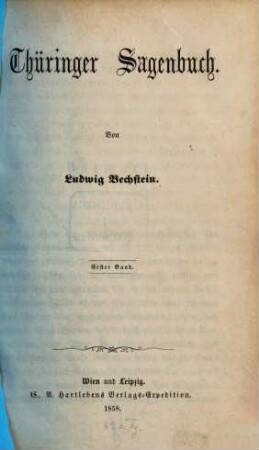 Thüringer Sagenbuch, 1
