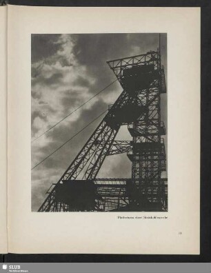 Förderturm einer Steinkohlenzeche