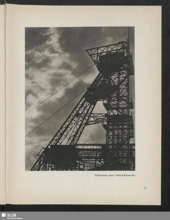 Förderturm einer Steinkohlenzeche