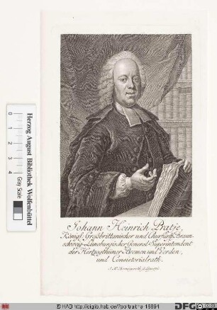 Bildnis Johann Hinrich Pratje d. Ä.