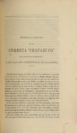 Anuario hidrográfico de la Marina de Chile. 6, 6. 1880