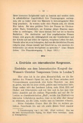 4. Eindrücke von internationalen Kongressen