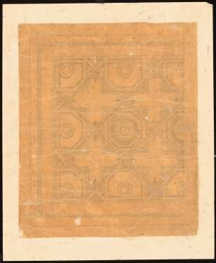 Villa, Kairo (?): Deckengestaltung, Kassettenfelder