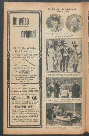 De España : El bautizo del Infante Juan
