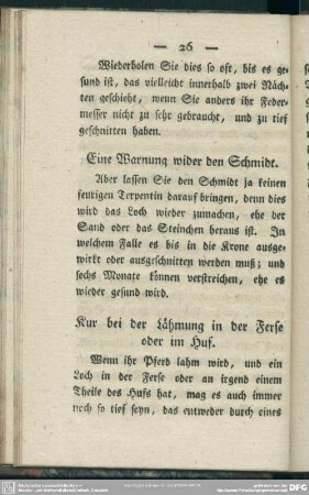 Eine Warnung wider den Schmidt