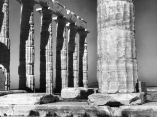 Poseidon Tempel, Kap Sounion, Griechenland, aus der Serie 'Die Welt des Tabaks'