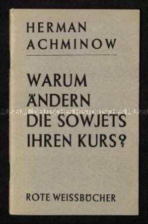 Analyse zur Kursänderung Der Sowjets