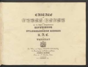 Cantate zur Jubel-Feier; V (5), Coro, orch