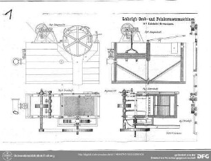 Tafel XII - Lührig´s Grob- und Feinkornsetzmaschinen mit Kniehebel-Bewegungen