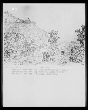 Assisi, Stadtansicht von Nordwesten