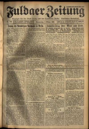 Ausgabe vom Donnerstag, den 04. Oktober 1928.