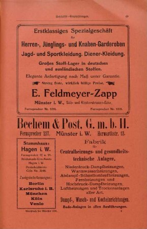 Geschäfts-Empfehlungen