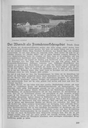 Der Warndt als Fremdenverkehrsgebiet.