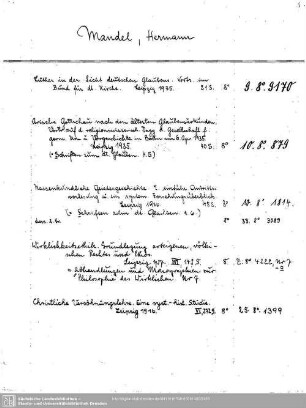 Mandel, Hermann