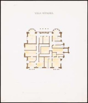 Villa Rütgers, Berlin-Tiergarten Projekt 3: Grundriss KG 1:200