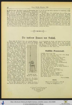 Die tapferen Frauen von Rufach.