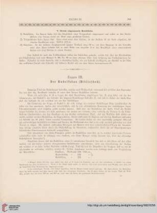 Excurs III: Der Rudolfsbau (Bibliothek)