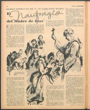 El naufragio del "Madre de Dios" : Tragedias históricas del mar VI
