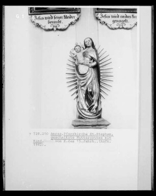 Muttergottes mit Jesuskind