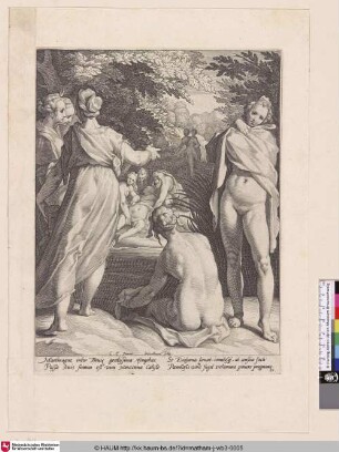[Diana entdeckt Callistos Schwangerschaft; Diana discovering Callisto`s pregnancy]