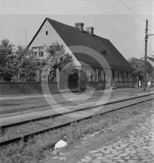 Bahnhofsgebäude? in Polen