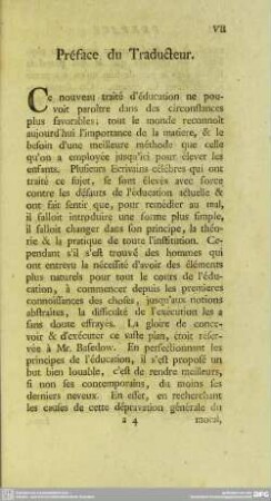 Préface du Traducteur