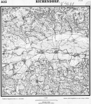 535 Eichendorf [Topographische Karte von Bayern 1:25.000 (Positionsblätter)]