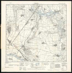 Meßtischblatt 17 : Colmnitz, 1936 : Colmnitz. - Umdr.-Ausg., aufgen. 1903, hrsg. 1907, bericht. 1923. - 1:25000. - Leipzig, 1936. - 1 Kt.