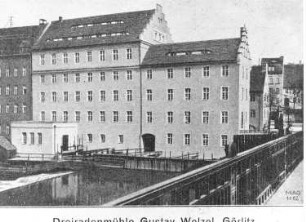 Görlitz. Dreiradenmühle, aus: Die Mühle vom 23.6.1927