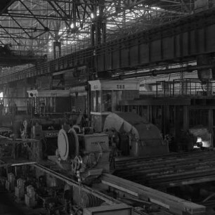 Die Leninhütte der Industriestadt Dimitrowgrad. Die Walzstraße