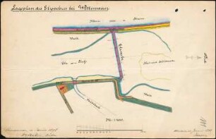 Entnahme von Kies hinter der Baulinie am Rhein bei Wittenweier; Baumaßnahmen an den Rheindämmen; Elzwehr bei Wittenweier; Rheinschifffahrt bei Wittenweier