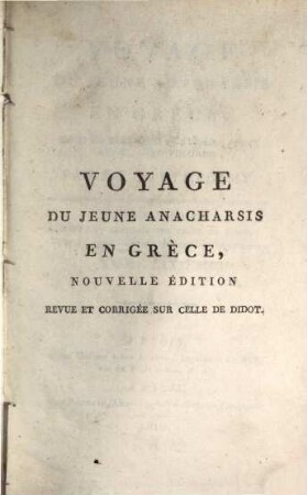 Voyage du jeune Anacharsis en Grèce : dans le milieu du quatrième siècle avant l'ère vulgaire. 6