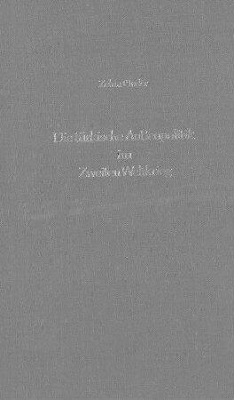 Die türkische Außenpolitik im Zweiten Weltkrieg