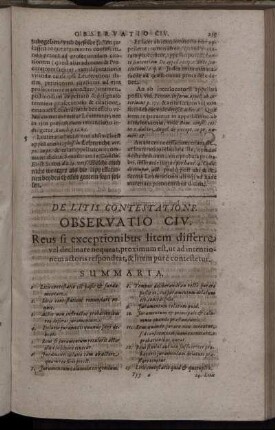 De Litis Contestatione.