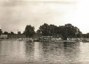 Ravensbrück. Nationale Gedenkstätte. Blick vom Schwedtsee