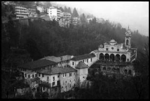 Locarno: Madonna del Sasso, von oben