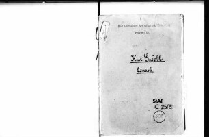 Antrag von K.G. auf Rücknahme der Entziehung (1938) seines an der Universität Greifswald erworbenen Doktortitels
