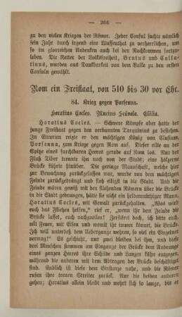 Rom ein Freistaat, von 510 bis 30 vor Chr.