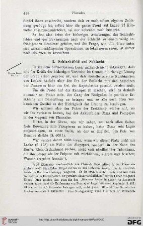 2: Schlachtfeld und Schlacht