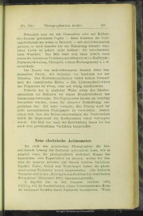Neue electrische Actinometer