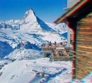 Alpen: u.a. Matterhorn, Schilthorn, Ollons