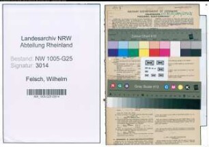 Entnazifizierung Wilhelm Felsch , geb. 12.09.1892 (Geschaeftsfuehrer)