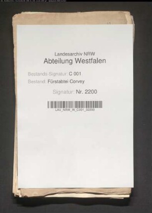 Belehnung der von Zielberg, ehemals Heistermann mit den acht Lehen bei Höxter und Volkmarsen